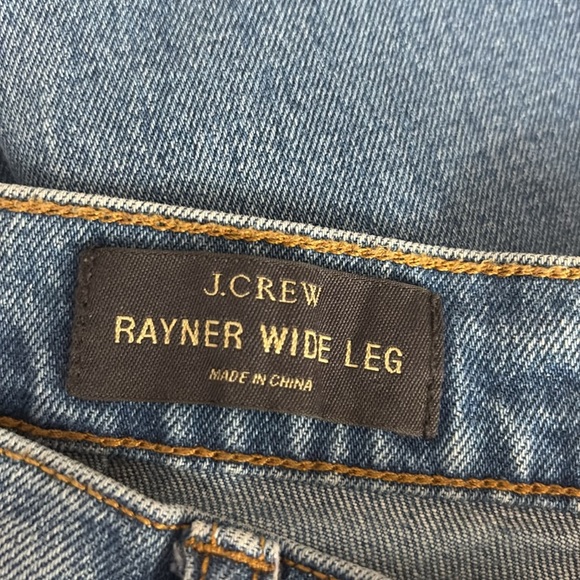 J. Crew Rayner Wide Leg High Rise Crop Length Jeans - Size 29 - Picture 5 of 9